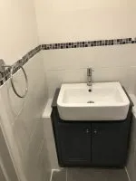 Titling and install new sink unit
